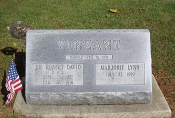 Robert Vinzant gravestone, Class of 1945