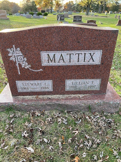 Stewart Mattix gravestone, Class of 1932