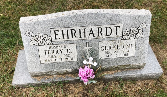 Terry Ehrhardt gravestone, Class of 1950