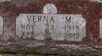 Verna Ramsay Shaw gravestone, Class of 1936
