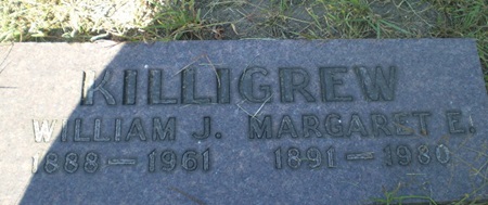 William Killigrew gravestone, Class of 1905