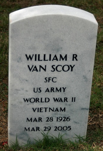 William VanScoy gravestone, Class of 1944