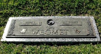 Winston Wegmet gravestone, Class of 1933