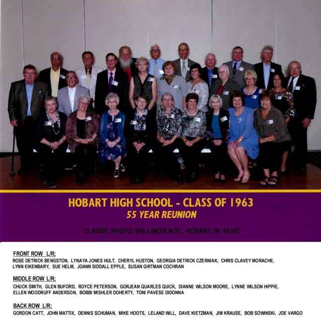 Class of 1963 55th Year Reunion, October 2018