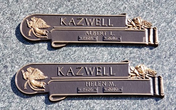 Albert Kazlauski (Kazwell) gravestone, Class of 1931