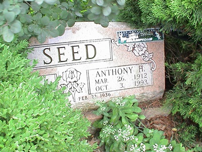 Anthony Seed gravestone, Class of 1933
