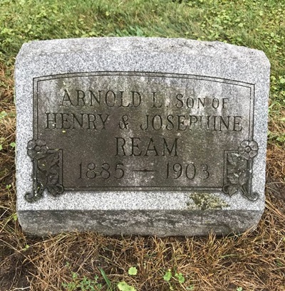 Arnold Ream gravestone, Class of 1905