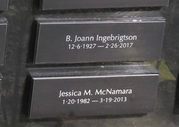 Joann (Barbara) Murphy gravestone, Class of 1946