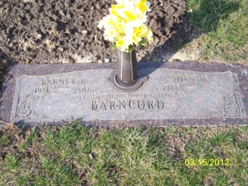Barney Barncorn gravestone, Class of 1956