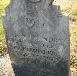 Benjamin Brantigan gravestone, Class of 1927