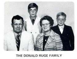 Bernice Redar Ruge family, Class of 1941