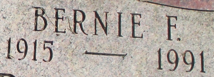 Bernie Smetzer gravestone (Teacher)
