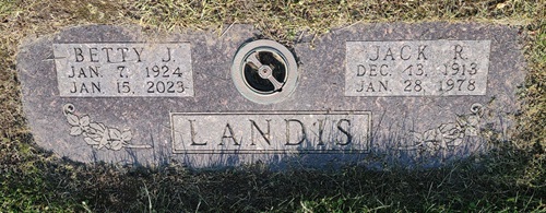 Betty Greene Landis gravestone, Class of 1941