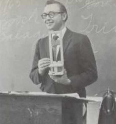 Boyd Scarborough, picture from 1970 yearbook, Teacher