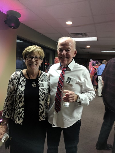 Gayle Bolinger and Brent Eldridge at the Class of 1969 reunion