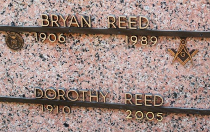 Bryan Reed gravestone (Teacher)