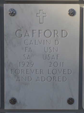 Calvin Gafford gravestone, Class of 1944