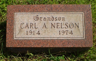 Carl Arthur Nelson gravestone, Class of 1931