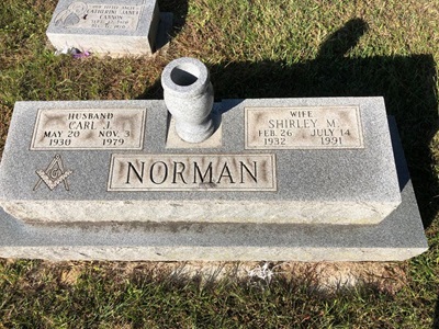 Carl Norman gravestone, Class of 1949