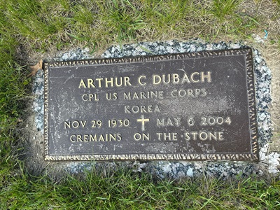 Charles Dubach gravestone, Class of 1949