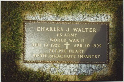 Charles Walter gravestone, Class of 1940