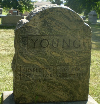 Charlotte Roper Young gravestone, Class of 1900