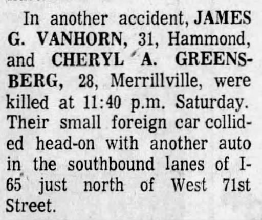 Cheryl Ruberti Greenberg obit article, Class of 1964