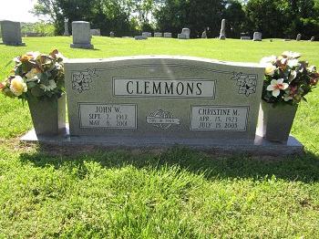 Christine Marler Clemmons gravestone, Class of 1941