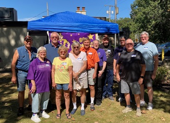 Classmates from 1970 at BrickieFest 2024