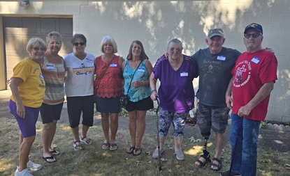 Classmates from 1971 at BrickieFest 2024