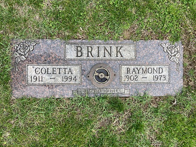 Coletta Weaver Brink gravestone, Class of 1930