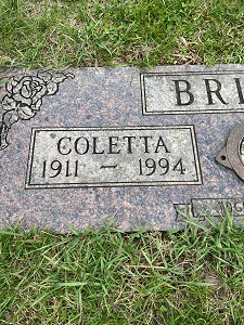 Coletta Weaver Brink, Class of 1930
