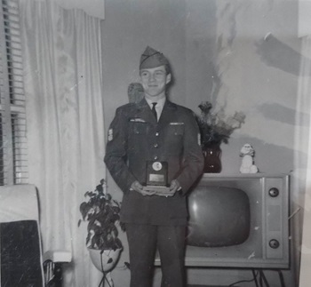 Dan Spiller in uniform, Class of 1963