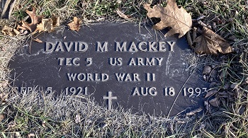 David Mackey gravestone, Class of 1939