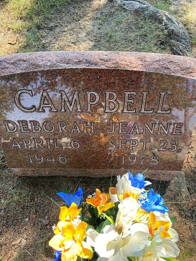 Deborah (Debe) Campbell gravestone, Class of 1964