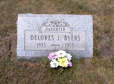 Delores Byers gravestone, Class of 1955