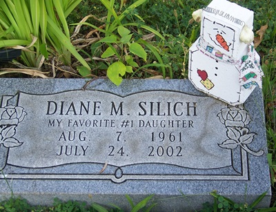 Diane Silich gravestone, Class of 1979