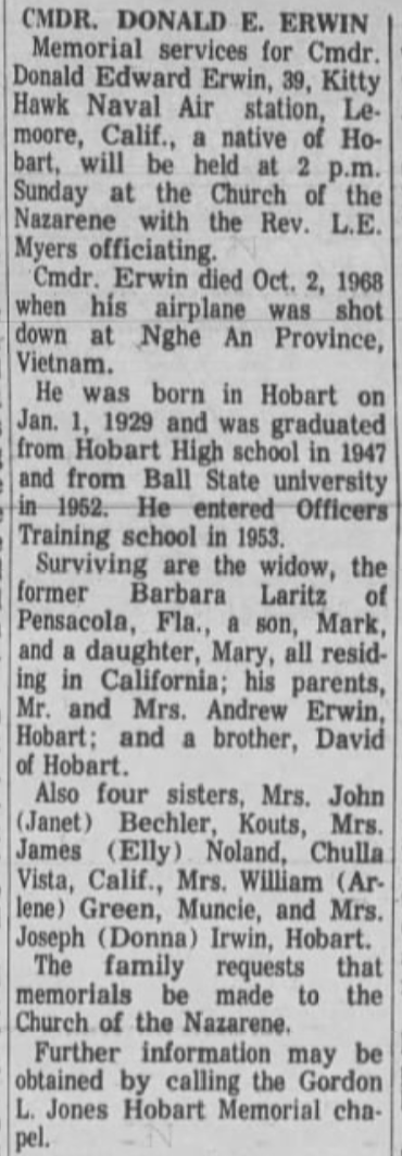 Don Erwin obituary