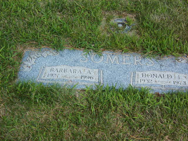 Donald Somers gravestone (Teacher)