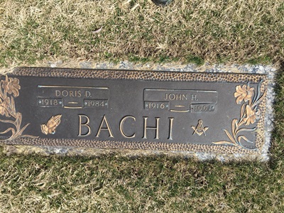 Doris Anderson Bachi gravestone, Class of 1936