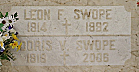 Doris Peterson Swope gravestone, Class of 1936