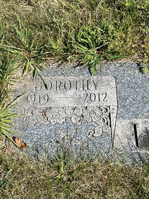 Dorothy Flick Ingram gravestone, Class of 1938