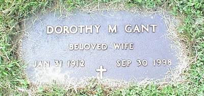 Dorothy Mellon Gant gravestone, Class of 1930