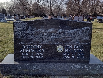 Dorothy Oakley Summers gravestone, Class of 1942