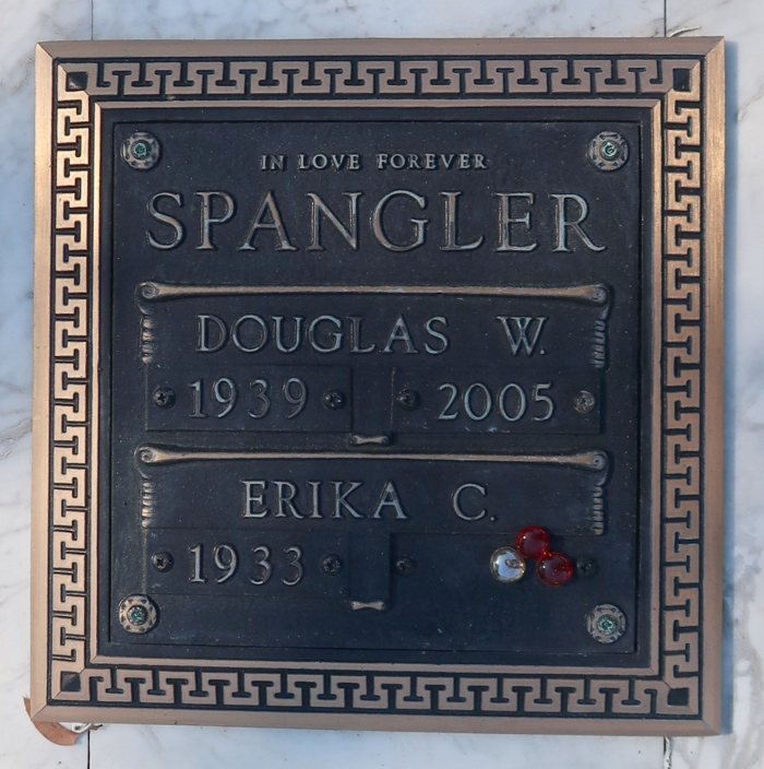 Douglas (Doug) Spangler gravestone, Class of 1958