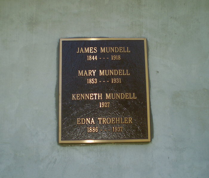 EdnaMundellTroehler gravestone_1905