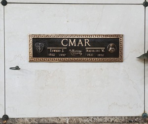 Eddie Cmar gravestone, Class of 1950