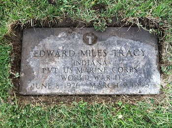 Edward Tracy gravestone, Class of 1944