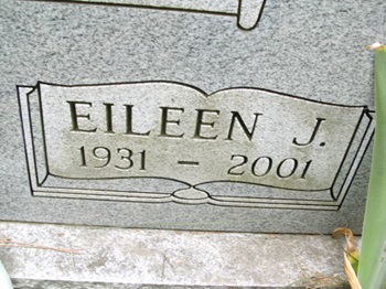 Eileen Shaffer Daniels gravestone, Class of 1950