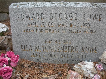 Ella Londenberg Rowe gravestone, Class of 1912